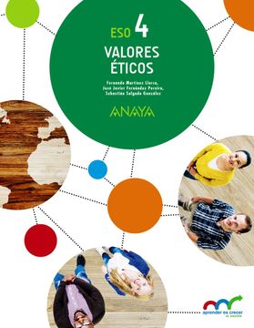 portada Valores Éticos 4. (Aprender es Crecer en Conexión) - 9788469811450 (in Spanish)