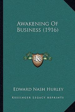 portada awakening of business (1916) (en Inglés)