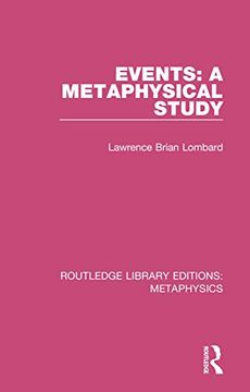 portada Events: A Metaphysical Study (Routledge Library Editions: Metaphysics) (en Inglés)