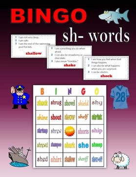 portada Bingo: sh- Words (en Inglés)