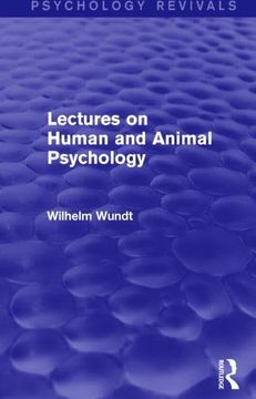 portada Lectures on Human and Animal Psychology (Psychology Revivals) (in English)