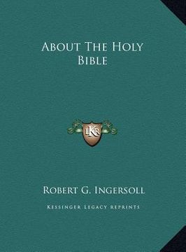 portada about the holy bible (in English)