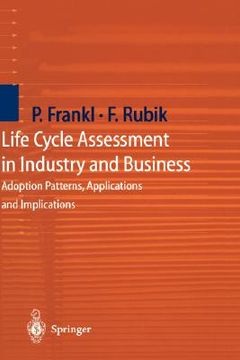 portada life cycle assessment in industry and business: adoption patterns, applications and implications (en Inglés)