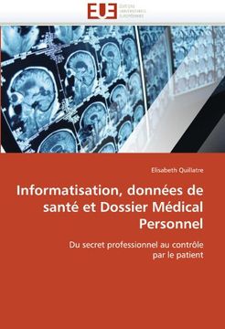 portada Informatisation, Donnees de Sante Et Dossier Medical Personnel