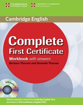 portada Complete First Certificate Workbook With Answers (en Inglés)