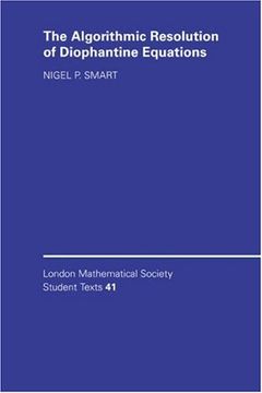 portada The Algorithmic Resolution of Diophantine Equations Hardback: A Computational Cookbook (London Mathematical Society Student Texts) (in English)