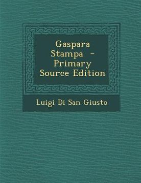 portada Gaspara Stampa - Primary Source Edition (en Italiano)