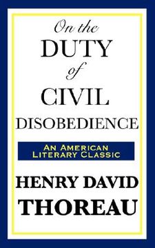 portada on the duty of civil disobedience