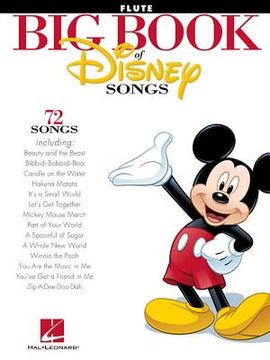 portada The Big Book of Disney Songs: Flute (en Inglés)