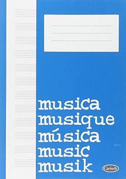 portada Quaderno di Musica (Block, Cahier de Musique) (en Inglés)