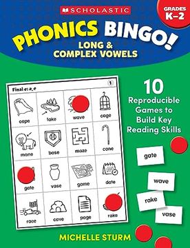 portada Phonics Bingo: Long & Complex Vowels: 10 Reproducible Games to Build key Reading Skills (en Inglés)