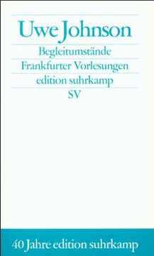 portada Begleitumstände: Frankfurter Vorlesungen (in German)