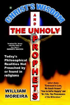 portada christ's wisdom and the unholy prophets (in English)
