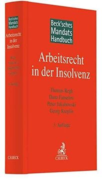 portada Beck'sches Mandatshandbuch Arbeitsrecht in der Insolvenz (en Alemán)