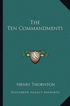 portada the ten commandments (en Inglés)