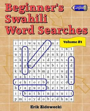 portada Beginner's Swahili Word Searches - Volume 1 (in Swahili)