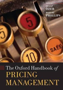 portada The Oxford Handbook of Pricing Management (Oxford Handbooks) (en Inglés)
