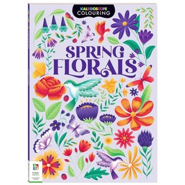 portada Kaleidoscope Colouring Spring Florals (en Inglés)