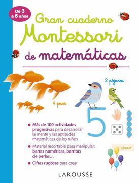 portada Gran Cuaderno Montessori de Matemáticas (Larousse - Infantil (in Spanish)