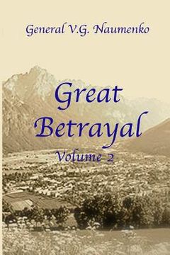 portada Great Betrayal Volume 2 (in English)