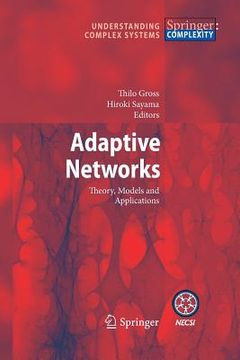 portada adaptive networks: theory, models and applications (en Inglés)