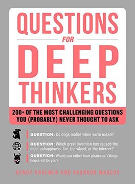 portada Questions for Deep Thinkers: 200+ of the Most Challenging Questions You (Probably) Never Thought to Ask (English Edition)