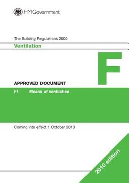 portada Approved Document F: Ventilation