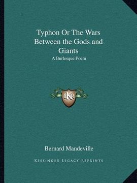 portada typhon or the wars between the gods and giants: a burlesque poem (en Inglés)