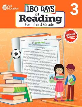 portada 180 Days of Reading for Third Grade, 2nd Edition - Daily Reading Workbook for Classroom and Home, Reading Comprehension and Phonics Practice, School. Challenging Concepts (180 Days of Practice)