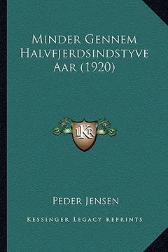 portada minder gennem halvfjerdsindstyve aar (1920) (en Inglés)