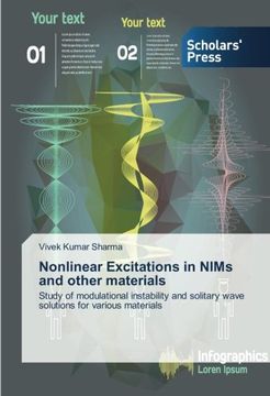 portada Nonlinear Excitations in NIMs and other materials: Study of modulational instability and solitary wave solutions for various materials