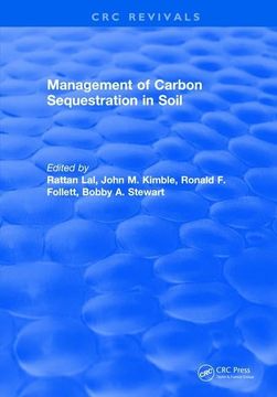 portada Management of Carbon Sequestration in Soil (en Inglés)