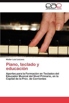 portada piano, teclado y educaci n