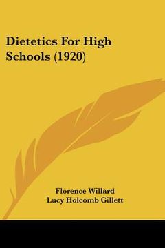 portada dietetics for high schools (1920) (en Inglés)