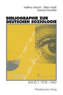 portada Bibliographie Zur Deutschen Soziologie: Band 1: 1978-1982 (en Alemán)