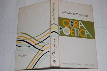 portada Obra Poética (Selecciones de Poes a Española) Salvador de Madariaga