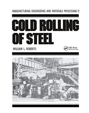 portada Cold Rolling of Steel (Manufacturing Engineering and Materials Processing) (en Inglés)