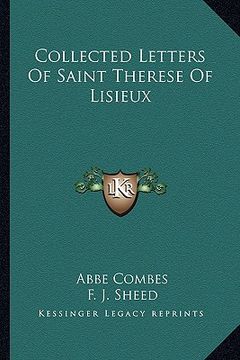 portada collected letters of saint therese of lisieux (en Inglés)