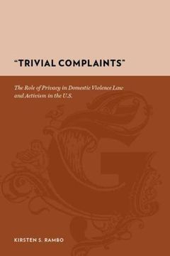 portada "Trivial Complaints": The Role of Privacy in Domestic Violence law and Activism in the U. S. (Gutenberg-E) 