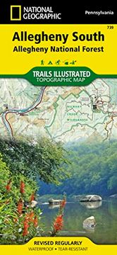 portada Allegheny South map [Allegheny National Forest] (National Geographic Trails Illustrated Map, 739) (en Inglés)