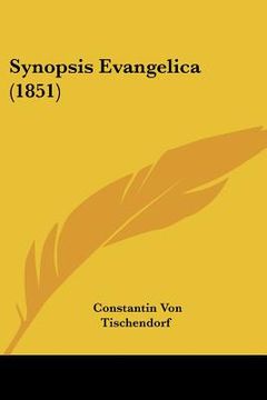 portada Synopsis Evangelica (1851) (in German)