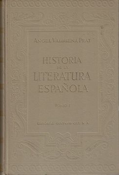 portada Historia de la Literatura Española i