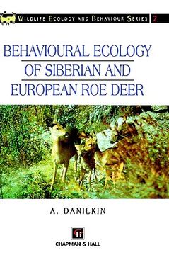 portada behavioural ecology of siberian and european roe deer (en Inglés)
