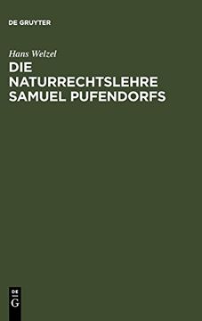 portada Die Naturrechtslehre Samuel Pufendorfs 