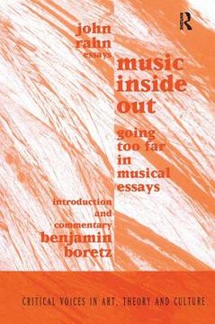 portada music inside out: going too far in musical essays (en Inglés)