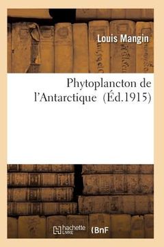 portada Phytoplancton de l'Antarctique (in French)