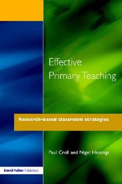 portada effective primary teaching: research-based classroom strategies (en Inglés)