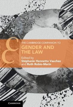 portada The Cambridge Companion to Gender and the law (Cambridge Companions to Law) (en Inglés)