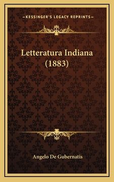 portada Letteratura Indiana (1883) (in Italian)