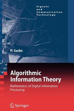 portada algorithmic information theory: mathematics of digital information processing (en Inglés)